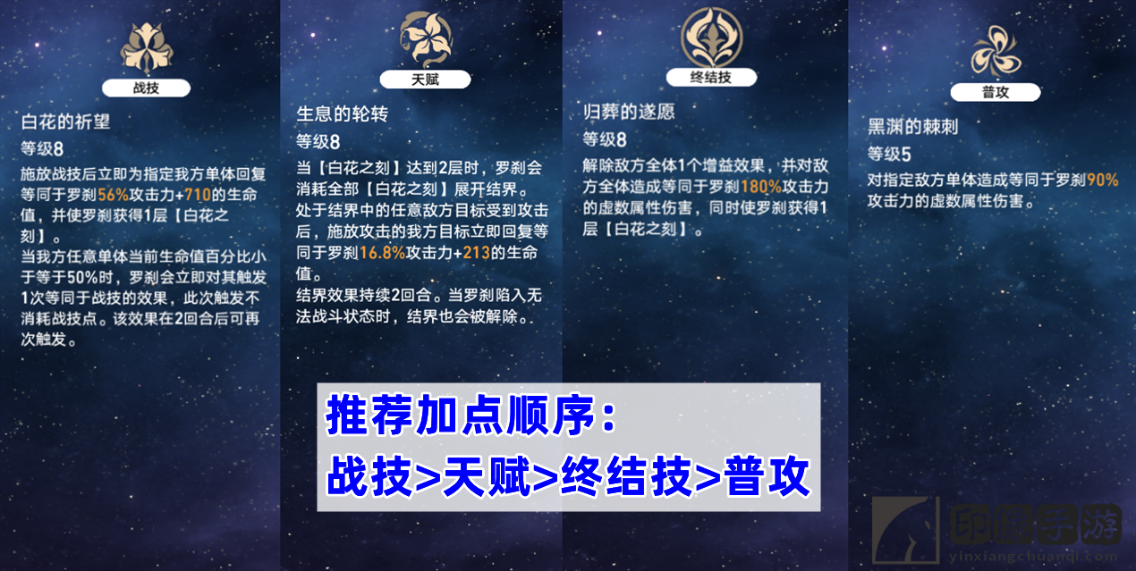 星穹铁道罗刹技能加点_罗刹培养攻略